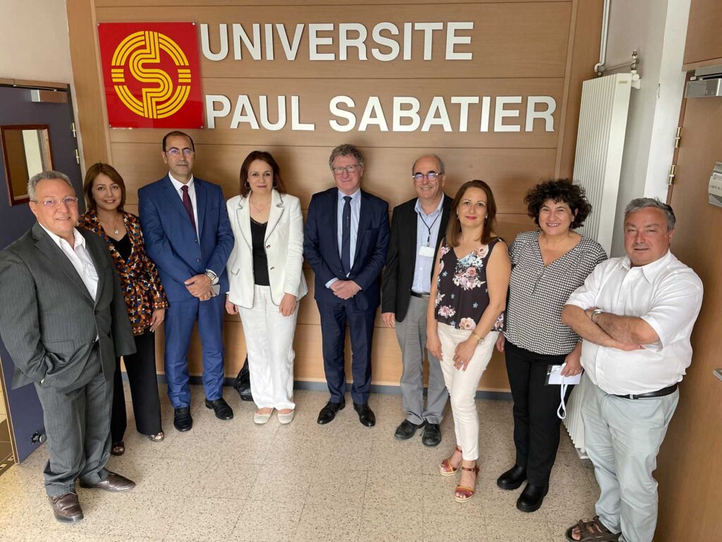Signature de l'accord LCC, UT3, INSAT, université de Carthage - 27 juin 2022