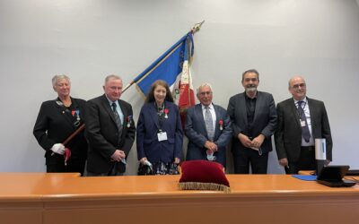 Anne-Marie Caminade  reçoit la légion d’honneur