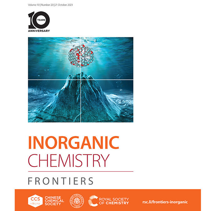 Publié en couverture dans Inorganic Chemistry Frontiers