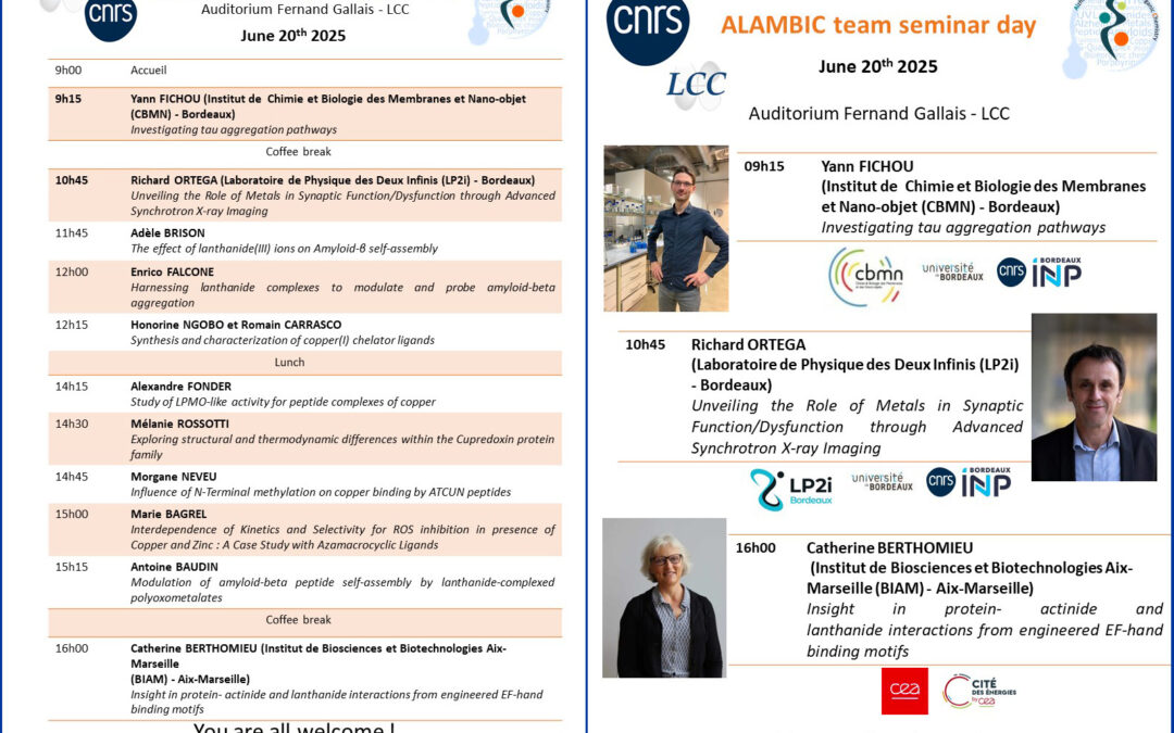 Alambic team seminar day – 20th June 25